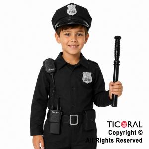 SET DISFRAZ POLICIA X 3 PIEZAS